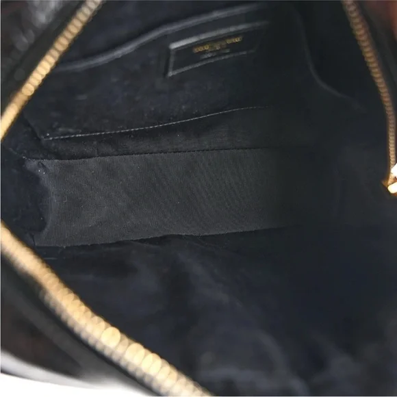 Saint Laurent YSL Tweed Calfskin Lou Camera Bag EUC W/ COA - Picture 4 of 7